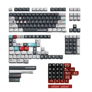 183 Key Keycap Set Comfortable with Rich Detailed Moon Project Theme Keyboard - Picture 1 of 8