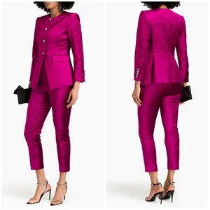 Tuta elettrica blazer e pantaloni velluto barba Veronica 2 pezzi taglia 8 Crecia Honolulu - Foto 1 di 12