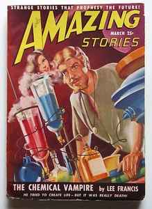 AMAZING STORIES Pulp Magazine Mar. 1949 - Picture 1 of 2
