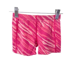 BCG Girls Multi-Tone Pink Zebra Striped Athletic Bike Shorts Youth Size Small/7 - Picture 1 of 7