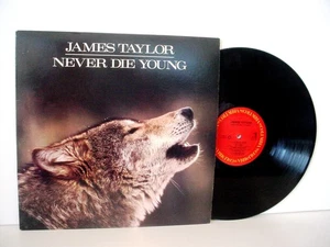 JAMES TAYLOR Never Die Young PROMO LP 1988 (COLUMBIA FC 40851) Promotional - Imagen 1 de 4