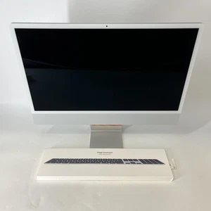 iMac 24 Silver 2021 3.2 GHz M1 8-Core CPU 8-Core GPU 16GB RAM 1TB SSD Excellent - Afbeelding 1 van 5
