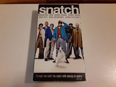 Snatch VHS Brad Pitt Jasom Statham Benicio Del Toro - Image 1 of 4