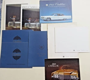 (9) Cadillac Vintage Verkaufsprospekte 1965-1969 Fleetwood DeVILLE ELDORADO - Bild 1 von 13