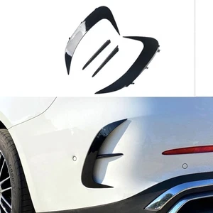 Rear Bumper Side Vent Flicks Canards for Mercedes W206 C200 C300 C43 AMG 4Door _ - Foto 1 di 1