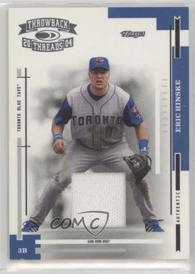 2004 Donruss Throwback Threads Material /100 Eric Hinske #195 - Image 1 of 2
