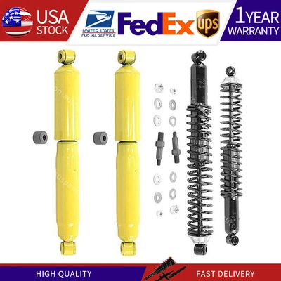 Front Rear Monroe Shocks Struts Fits GMC K15 Suburban 5.0L 1978 1977 1976 1975 - Image 1 of 4