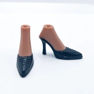 Roxxi Twiins Twins Bratz Girlz Puppenschuhe schwarz Heels Pumps 🔴🔴🟢 - Bild 1 von 7