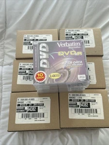 7x NUOVO SIGILLATO Confezione da 10 Verbatim Data Life Plus DVD+R 4.7GB 120 Min 2.4X Velocità - Foto 1 di 11