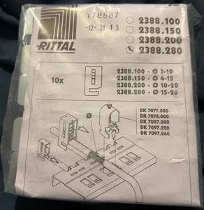 Rittal 2388.280 2388280 EMC Shielding Bracket new 10 pack - Picture 1 of 4