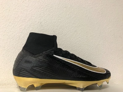 Nike By You Zoom Superfly 10 Elite FG Black Gold HF1013-100 Size 4.5M / 6W - Image 1 of 4