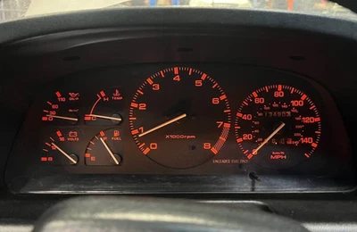 86-88 MAZDA RX7 FC3S M/T NO TURBO CUADRO DE INSTRUMENTOS MEDIDOR VELOCÍMETRO OEM Foto 1 de 4