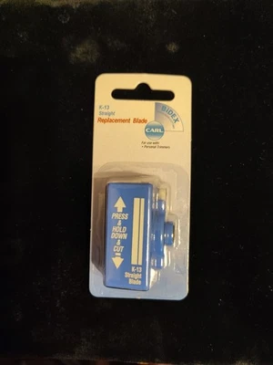 NEW Carl Bidex K-13 Perforating Blade REPLACEMENT BLADE for Personal Trimmer - Image 1 of 3