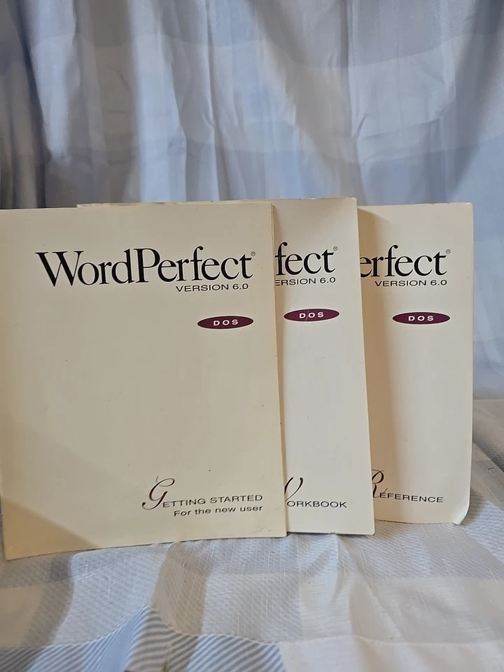 Word Perfect Version 6.0 Dos Workbook, Getting Started, Reference Books - Image 1 of 1
