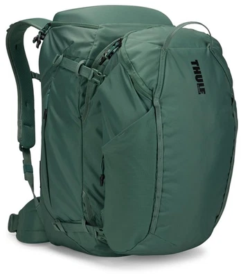 Paquete de viaje Thule Landmark verde brumoso 60L - caja abierta Foto 1 de 4