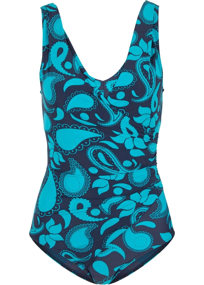 Shape Badeanzug Level 1 G 36 Blau Gemustert Bademode Schwimmanzug Einteiler Neu - Bild 1 von 1