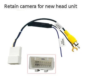for TOYOTA RAV4 2013-2018 CAMERA RETAIN ADAPTER CHOICE OF 2 TYPES 16 / 24 PIN - Picture 1 of 4