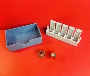 Replacement Bernina Bobbin Rack 2 Bobbins & Small Drawer For Accessory Case - Picture 1 of 4
