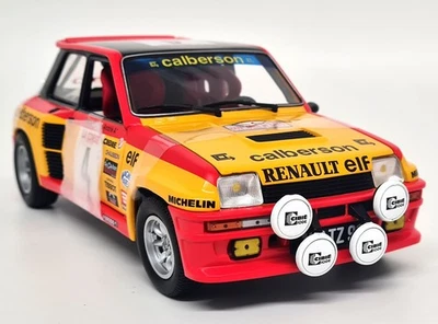 Solido 1/18 - Renault 5 Turbo Tour De Corse Rally 1980 #4 Diecast Model Car  - Image 1 of 4