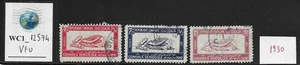 WC1_12574. LEBANON. Valuable stamps from 1939 set. Scott 109,119,113. Used - Picture 1 of 1