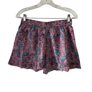 Simply Southern Seahorses & Coral Ruffles Elastic Waist Shorts SZ XS NWT Beach - Picture 1 of 8