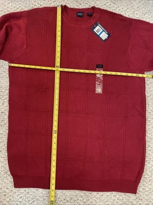Suéter Pullover Para Hombres Arrow XLT Borgoña Nuevo Con Etiquetas Nuevo Con Etiquetas Foto 1 de 2