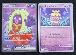 Pokemon TCG Jynx ex Scarlet & Violet-151 191/165 Holo Ultra Rare & Smoochum - Picture 1 of 18