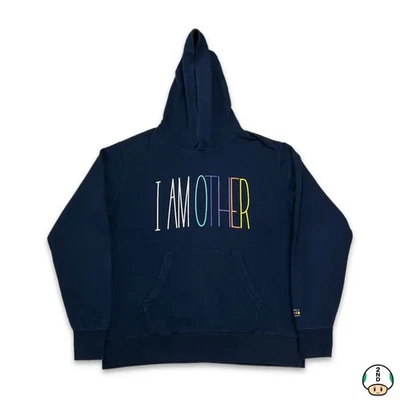 Uniqlo x I Am Other Hoodie Mens Large Blue Pharrell Williams Hooded Sweatshirt - Image 1 of 4