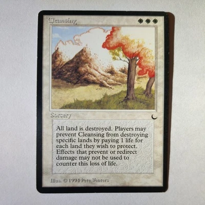 MTG Cleansing, the Dark! Played  - Image 1 of 2