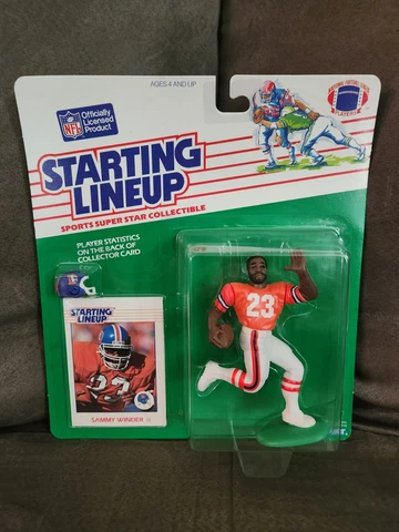 1988 SAMMY WINDER STARTING LINEUP DENVER BRONCOS ROOKIE SLU MOC REGIONAL SCARCE Cover