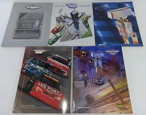 Set 5 Bickyard 400 Program 2000 2004 Jeff Gordon Harvick Labonte Hendrick Gibbs - Picture 1 of 12