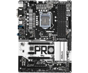 Placa madre ASRock Z270 Pro4 Intel Z270 LGA1151 DDR4 ATX M.2 DVI-D CORE i7/i5/i3 - Imagen 1 de 4