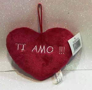 SAN VALENTINO AMORE CUORE PELUCHE TI AMO!!! PLUSH HEART 35 CM PLUSH APPENDIBILE - Picture 1 of 1