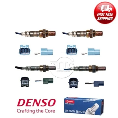 Juego de 4 piezas de sensores de oxígeno DENSO originales para 02-03 Nissan Máxima/02-04 Infiniti I35 Foto 1 de 4