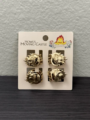 Studio Ghibli Howl's Moving Castle Calcifer Expressions Hair Clip Set - Image 1 of 2