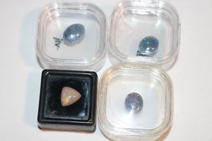 4 JTV Loose Gemstones - Opals - 4 Doublets - One Tringle Cut - Picture 1 of 6