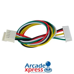 5 pin Sanwa Seimitsu Joystick Cable to 8 pin Mayflash DIY Fightstick ArcadeStick - Picture 1 of 5