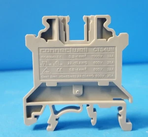 (4 pcs) TERMINAL BLOCK CONNECTOR , CTS4UN, CONNECTWELL, 22-10AWG, 600V, 30A - Picture 1 of 4