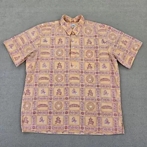 Reyn Spooner Shirt Men's XXL Maroon Arizona State Sun Devils ASU Button STAINS - Picture 1 of 15