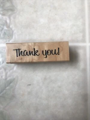 Recuerdos Sello de Goma Saludos dice ¡Gracias! Foto 1 de 3