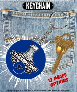 St Louis Blues 2019 Champions - Keychain - Choose From 12 Designs - Picture 1 of 15