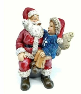 Fairy Garden Robbies Christmas Wish Santas Lap Miniature Dollhouse Figurine - Picture 1 of 1