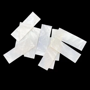 Genuine Mother of Pearl Shell Inlay Slices 10pcs for Violin Cello Instrument - Picture 1 of 24