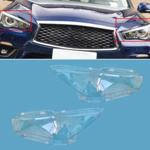 Couvercle de lentille de phare avant gauche droit pour Infiniti Q50 2014 à 2021 - Imagen 1 de 6