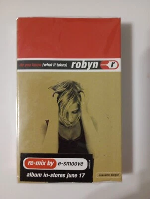 Robyn Do You Know (What It Takes) Sealed Cassette Single With Hype Sticker - Image 1 of 2