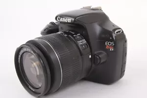 Canon EOS Rebel T3 12MP DSLR Camera w/18-55mm Lens Shutter Count 66,000 #T-83987 - Picture 1 of 8