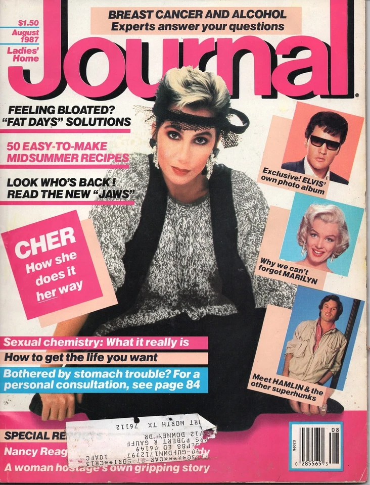 Ladies Home Journal Magazine August 1987 Elvis' Own Photo Album   - Image 1 of 1