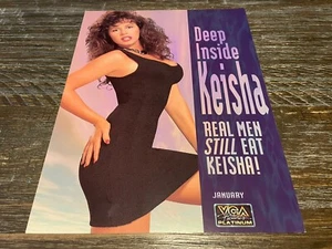 Deep Inside Keisha 8,5" x 11" Erotikfilm Hochglanz Promo Werbung Slick - Bild 1 von 2