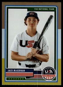 2023 Panini Stars & Stripes JACK MCKERNAN BRONZE SILVER & GOLD PRIZM #32 - Picture 1 of 2