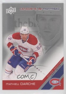 2011-12 Upper Deck McDonald's Montreal Canadiens Mathieu Darche #24